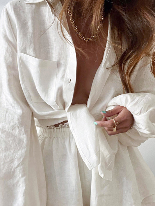 Aegean Two Piece Double Lined Shorts Set - Chic Rio