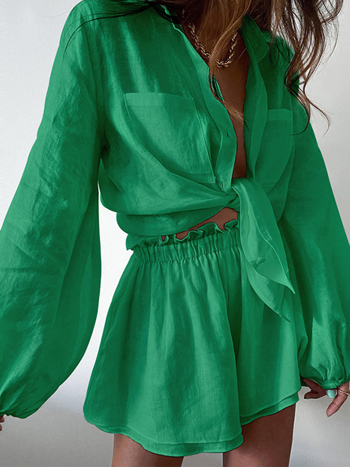 Aegean Two Piece Double Lined Shorts Set - Chic Rio