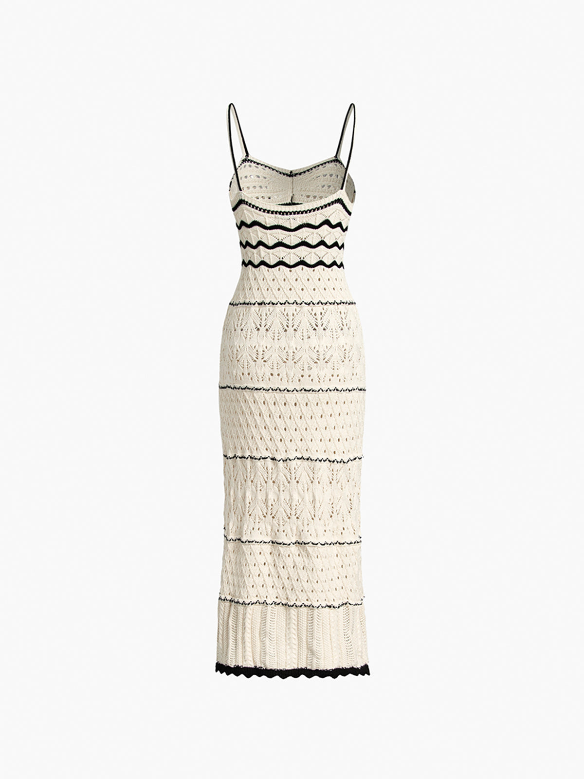 Paros Crochet Eyelet See Through Midi Dress - Chic Rio