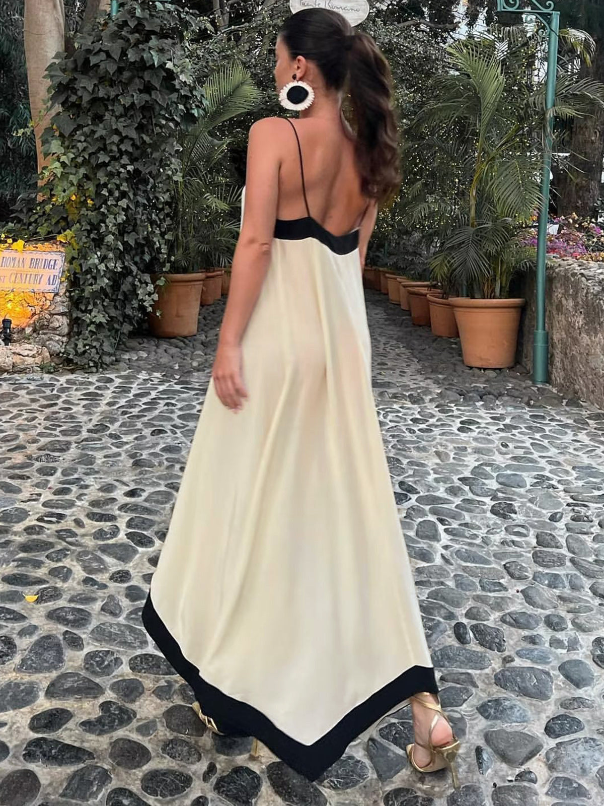 Sicily Old Money Aesthetics Slip Long Dress - Chic Rio