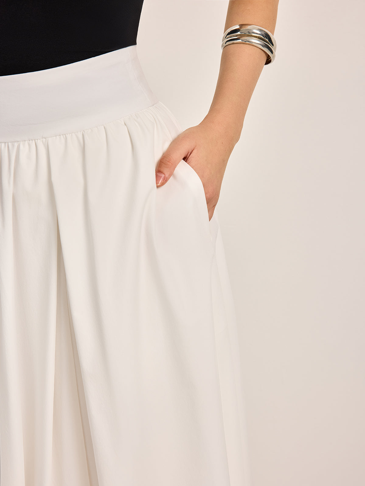 Elegant A-Line Pleated Skirt - Chic Rio