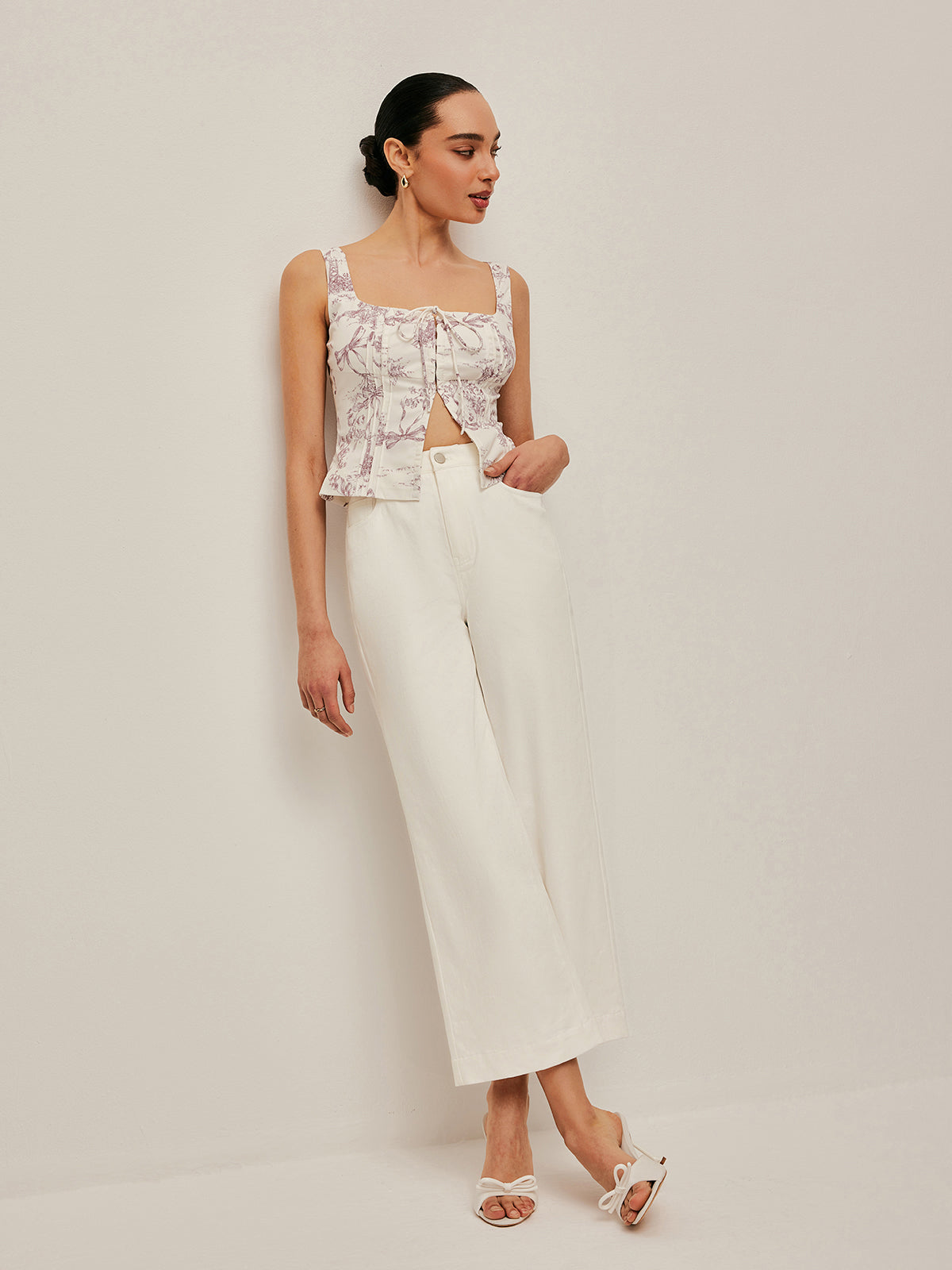 High-Waist Wide-Leg Jeans - Chic Rio