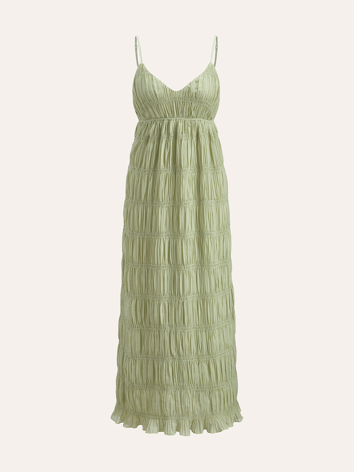 Semi-Sheer Strappy Pleated Dress - Chic Rio
