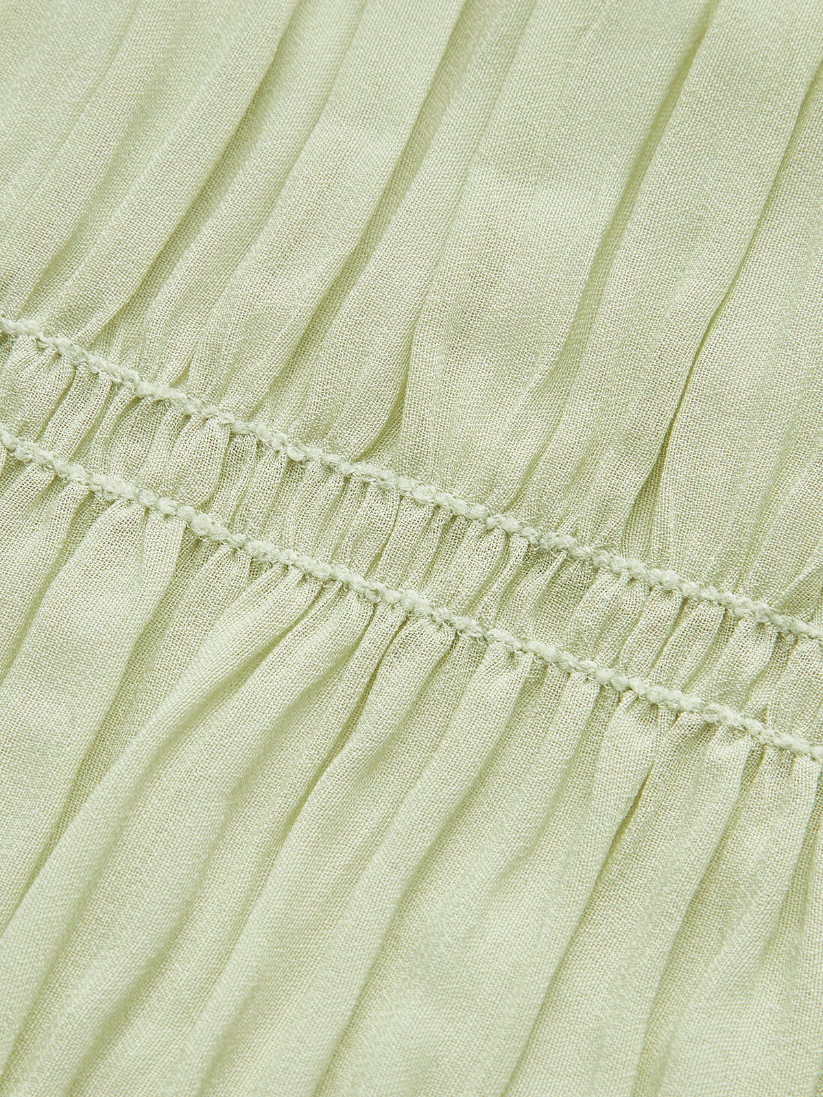 Semi-Sheer Strappy Pleated Dress - Chic Rio