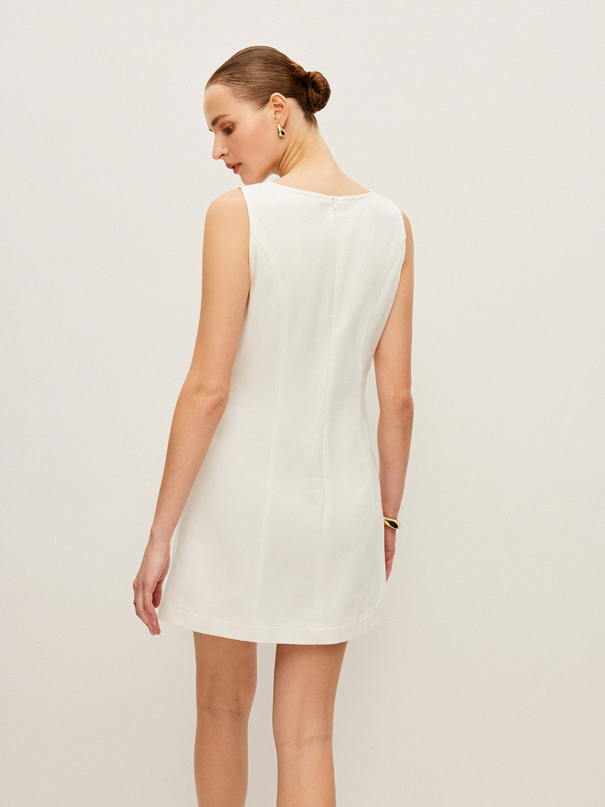 Sleeveless Denim Dress - Chic Rio