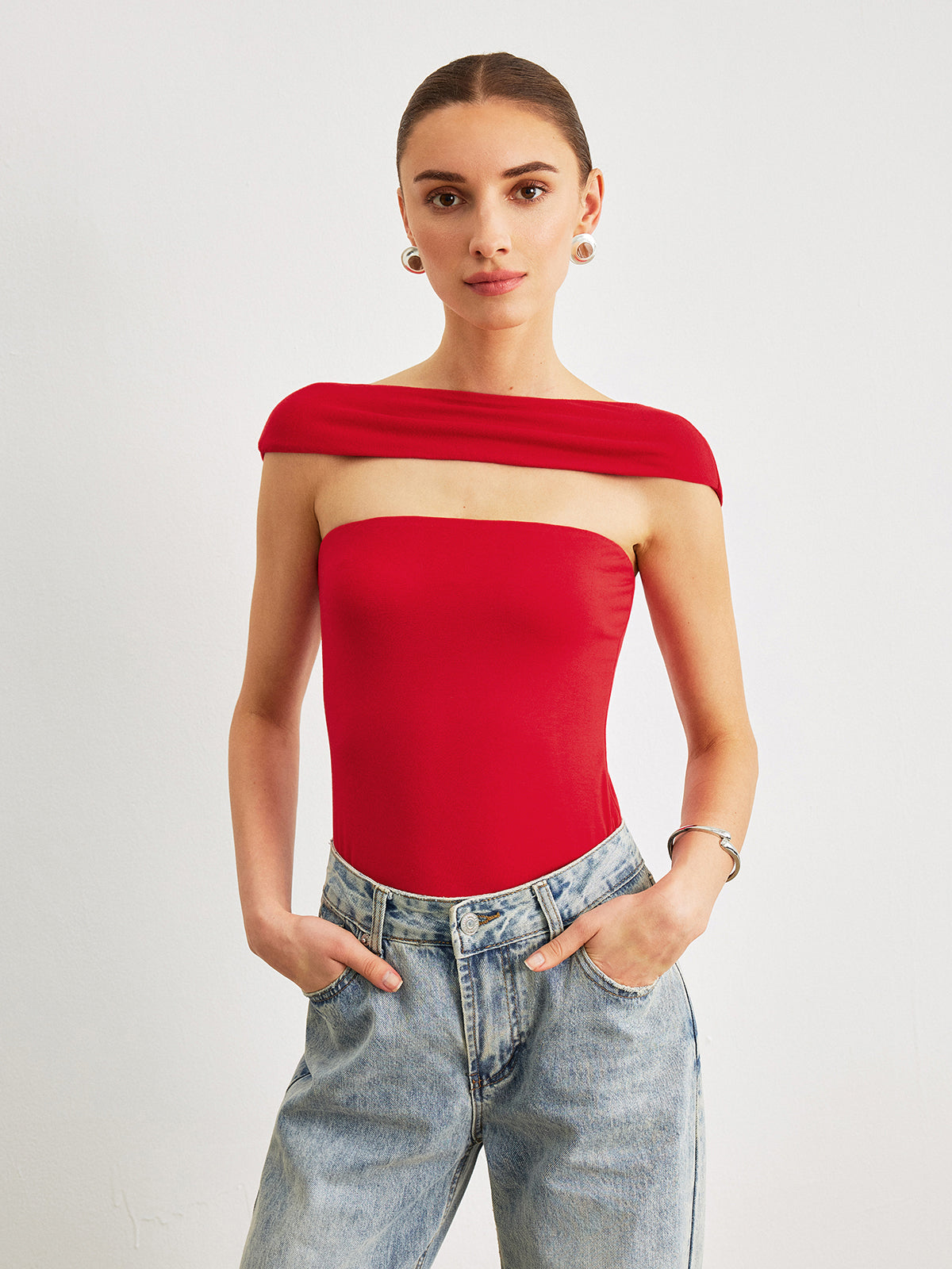 Off-Shoulder Backless Top - Chic Rio