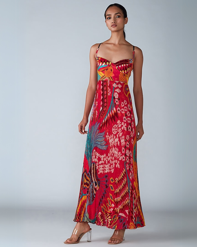 Holi Color Sling Maxi Dress - Chic Rio
