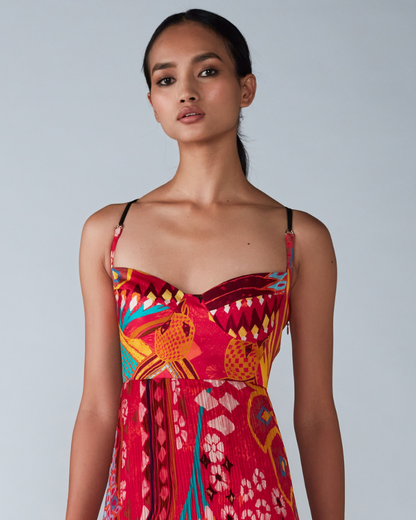Holi Color Sling Maxi Dress - Chic Rio