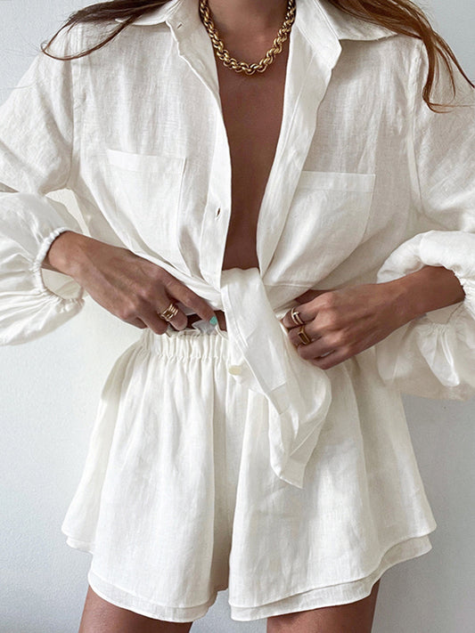 Aegean Two Piece Double Lined Shorts Set - Chic Rio