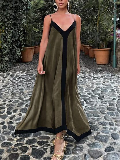 Sicily Old Money Aesthetics Slip Long Dress - Chic Rio