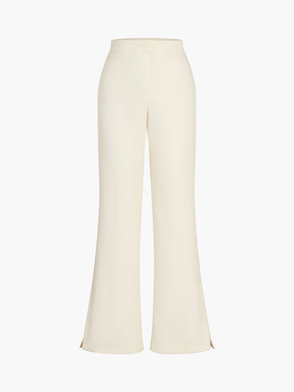 Solid Straight Leg Pants - Chic Rio