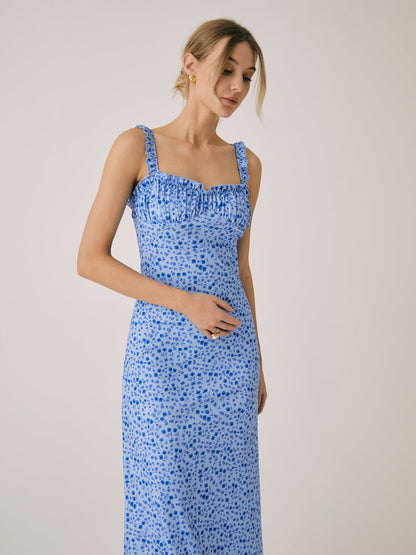 Cami Floral Bohemian Vacation Midi Dress - Chic Rio