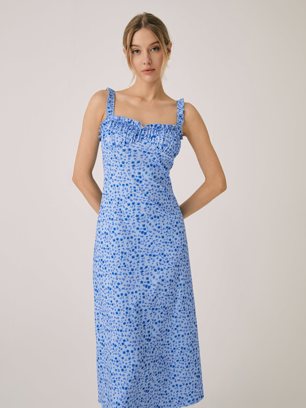 Cami Floral Bohemian Vacation Midi Dress - Chic Rio