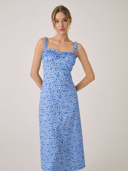 Cami Floral Bohemian Vacation Midi Dress - Chic Rio