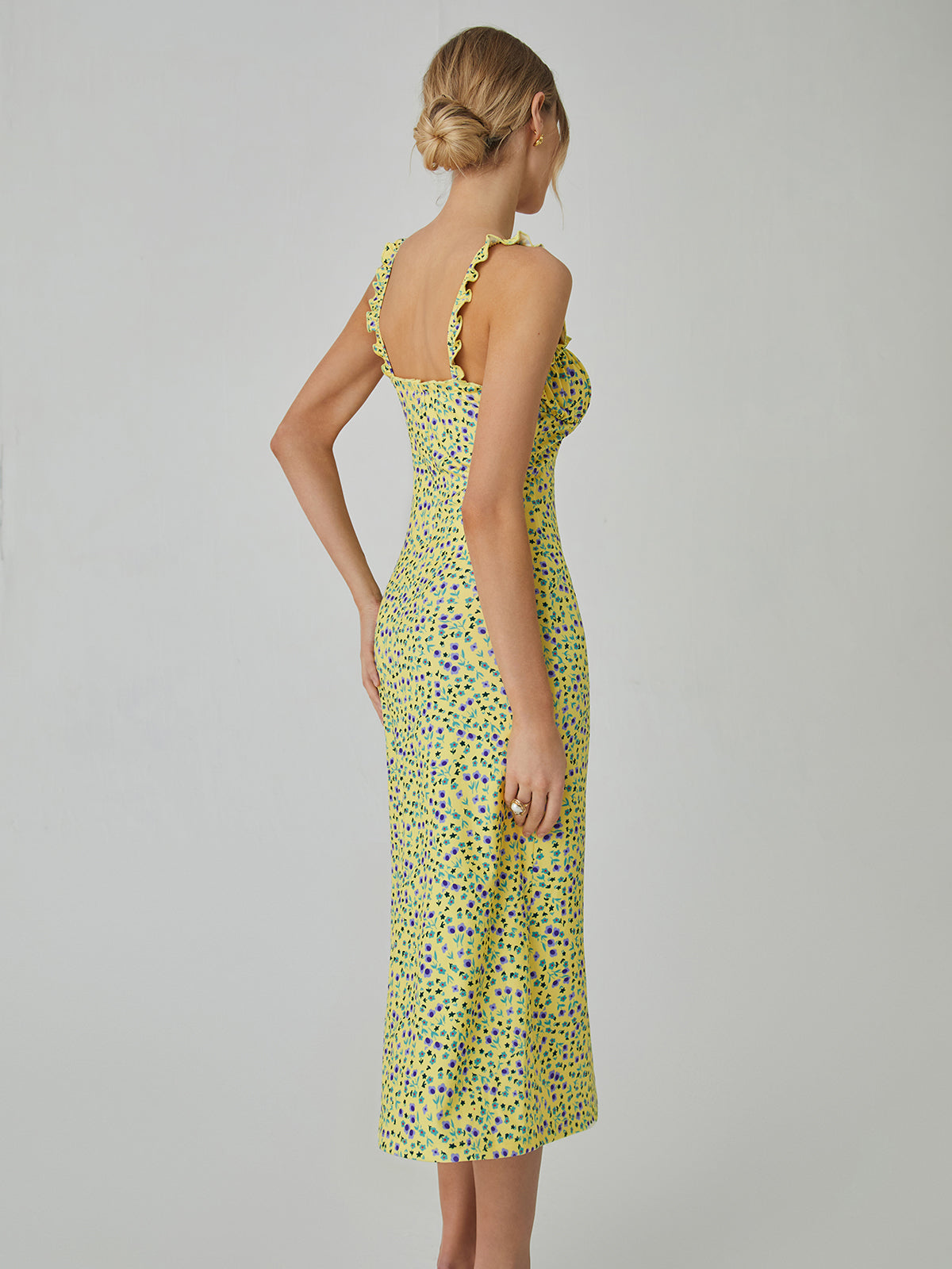 Cami Floral Bohemian Vacation Midi Dress - Chic Rio