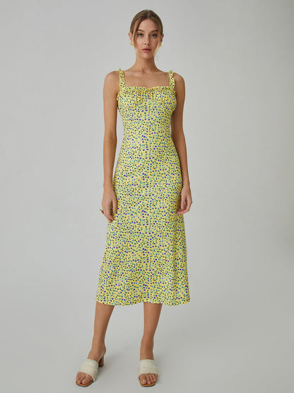 Cami Floral Bohemian Vacation Midi Dress - Chic Rio