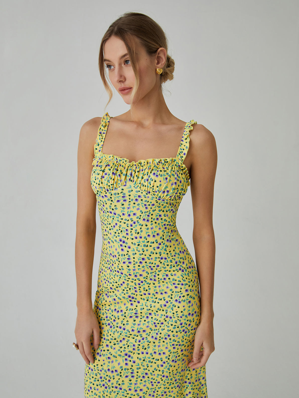 Cami Floral Bohemian Vacation Midi Dress - Chic Rio