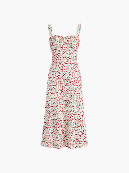 Cami Floral Bohemian Vacation Midi Dress - Chic Rio