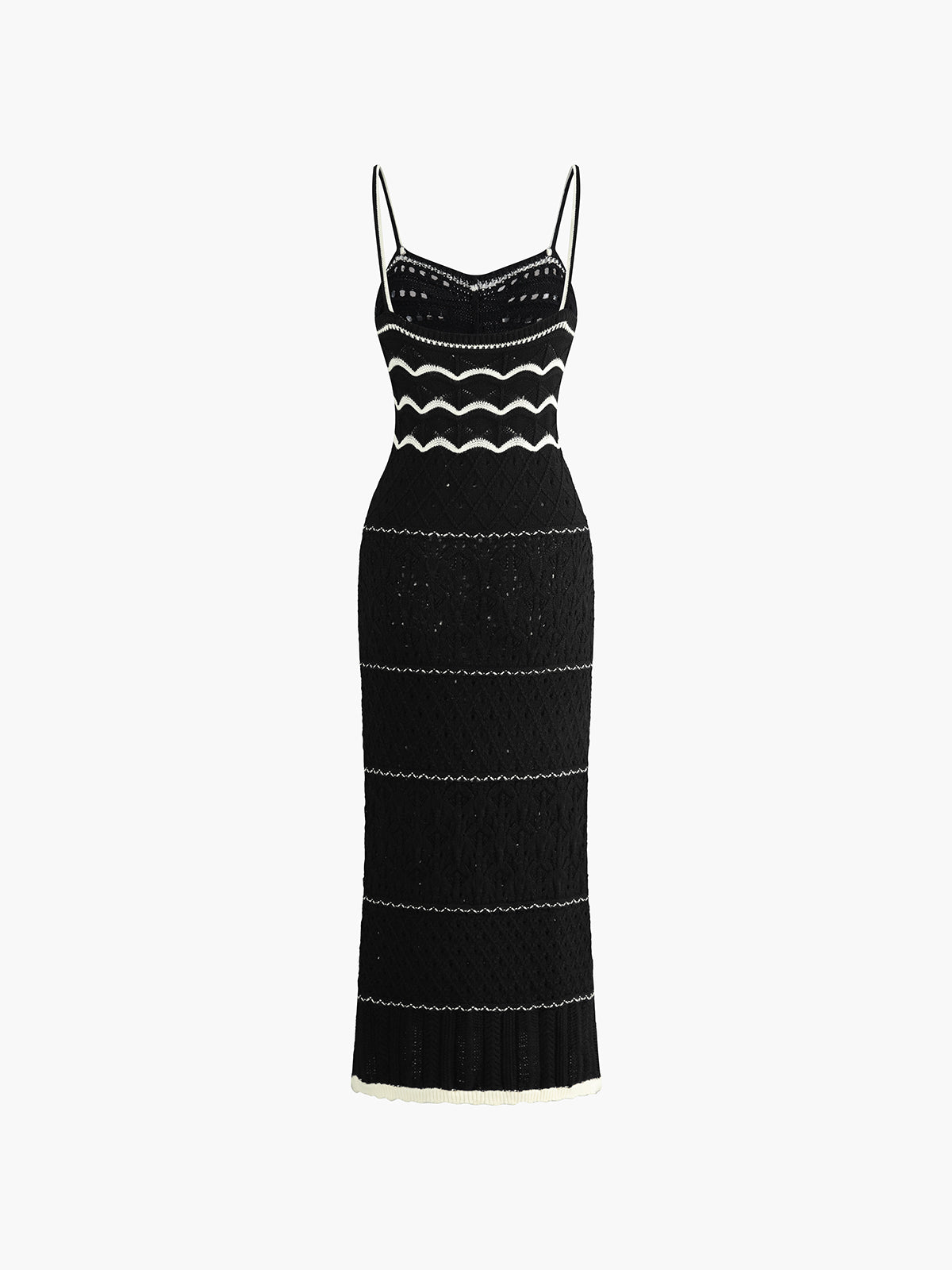 Paros Crochet Eyelet See Through Midi Dress - Chic Rio