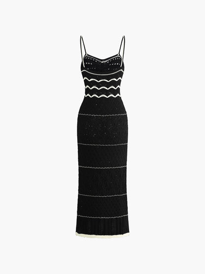 Paros Crochet Eyelet See Through Midi Dress - Chic Rio