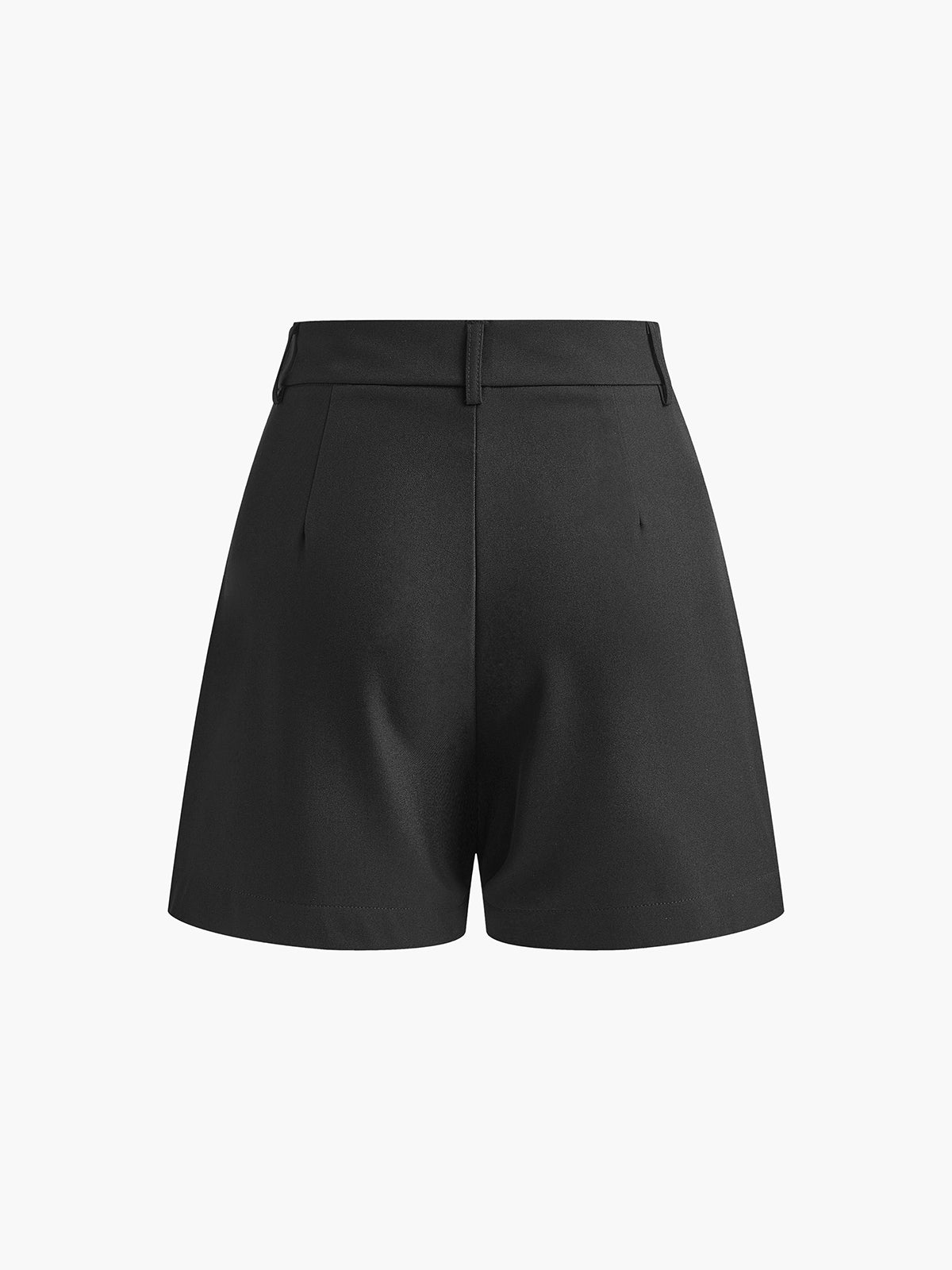 Semi-Sheer Mid-Waist Shorts Without Belt - Chic Rio