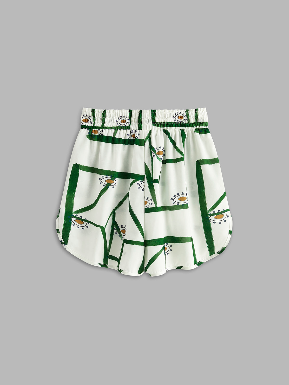 Print Drawstring Shorts Set - Chic Rio