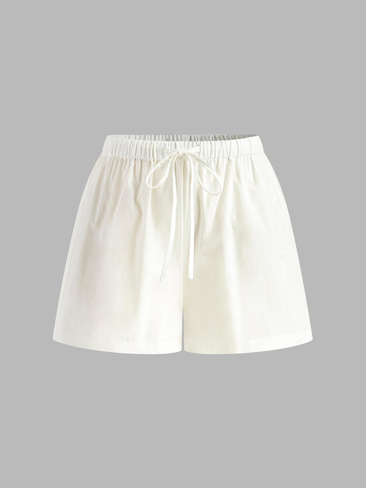 Drawstring Split Casual Shorts Set - Chic Rio