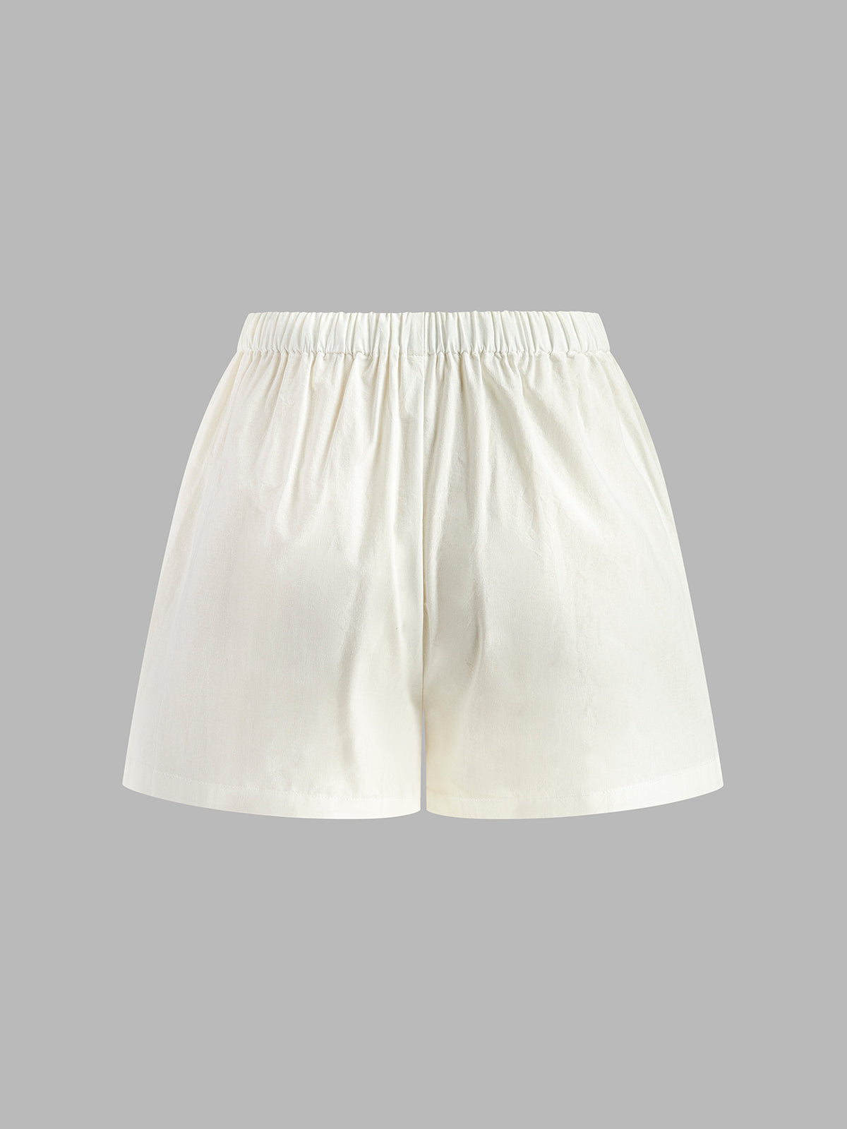 Drawstring Split Casual Shorts Set - Chic Rio