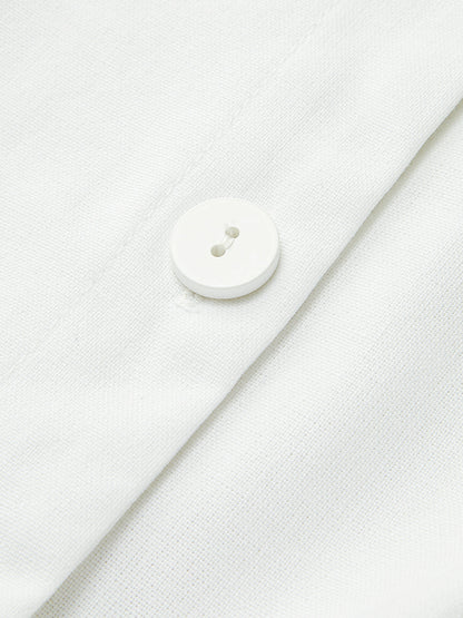 Linen Blends Button Up Tank Top - Chic Rio