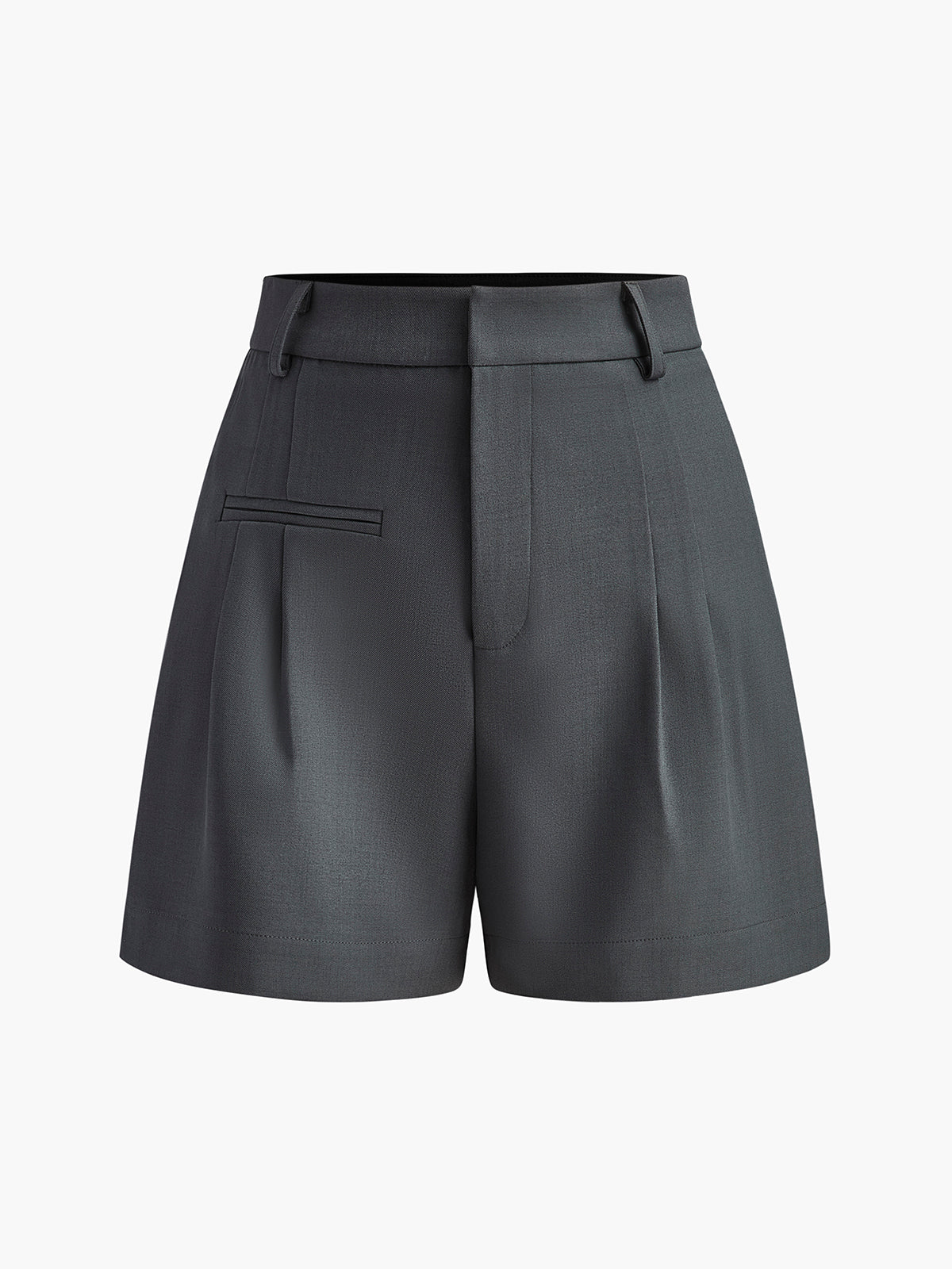 Semi-Sheer Mid-Waist Shorts Without Belt - Chic Rio