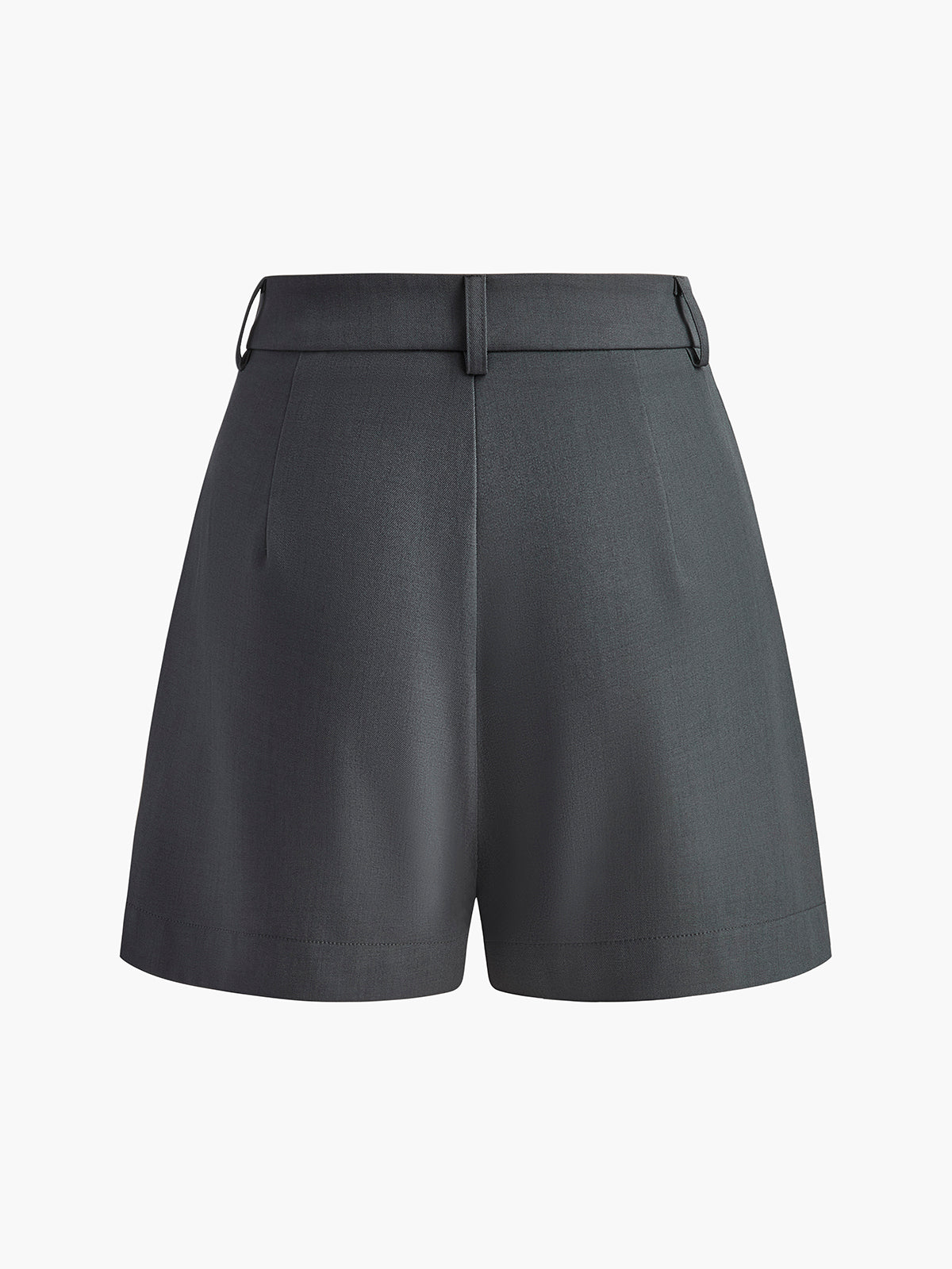 Semi-Sheer Mid-Waist Shorts Without Belt - Chic Rio