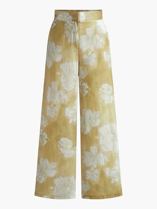 Romance Floral Printed Straight Pants - Chic Rio