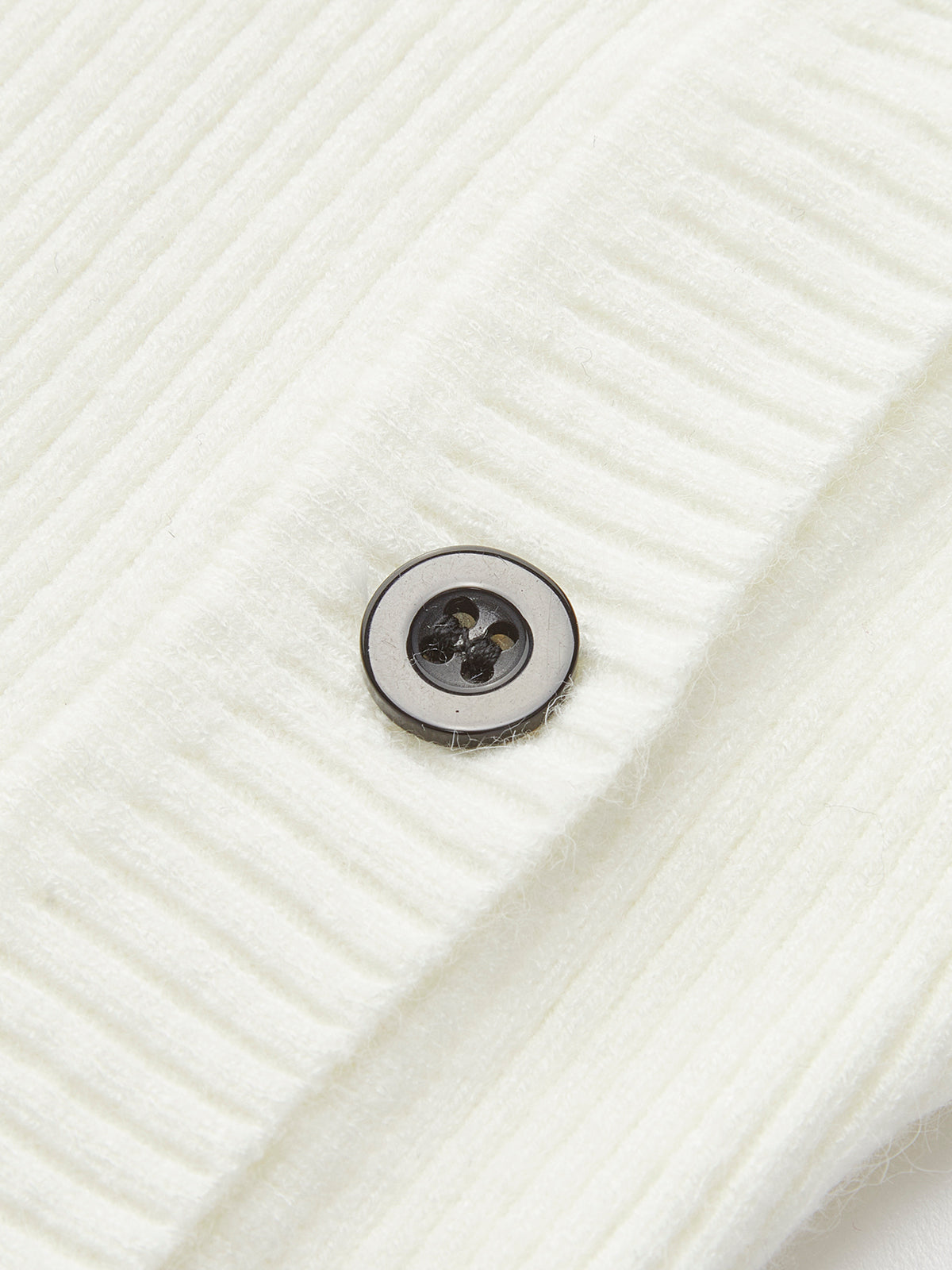 Plain Asymmetrical Breasted Sweater - Chic Rio