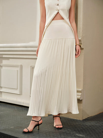 Mid-Waist Pleated Skirt - Chic Rio