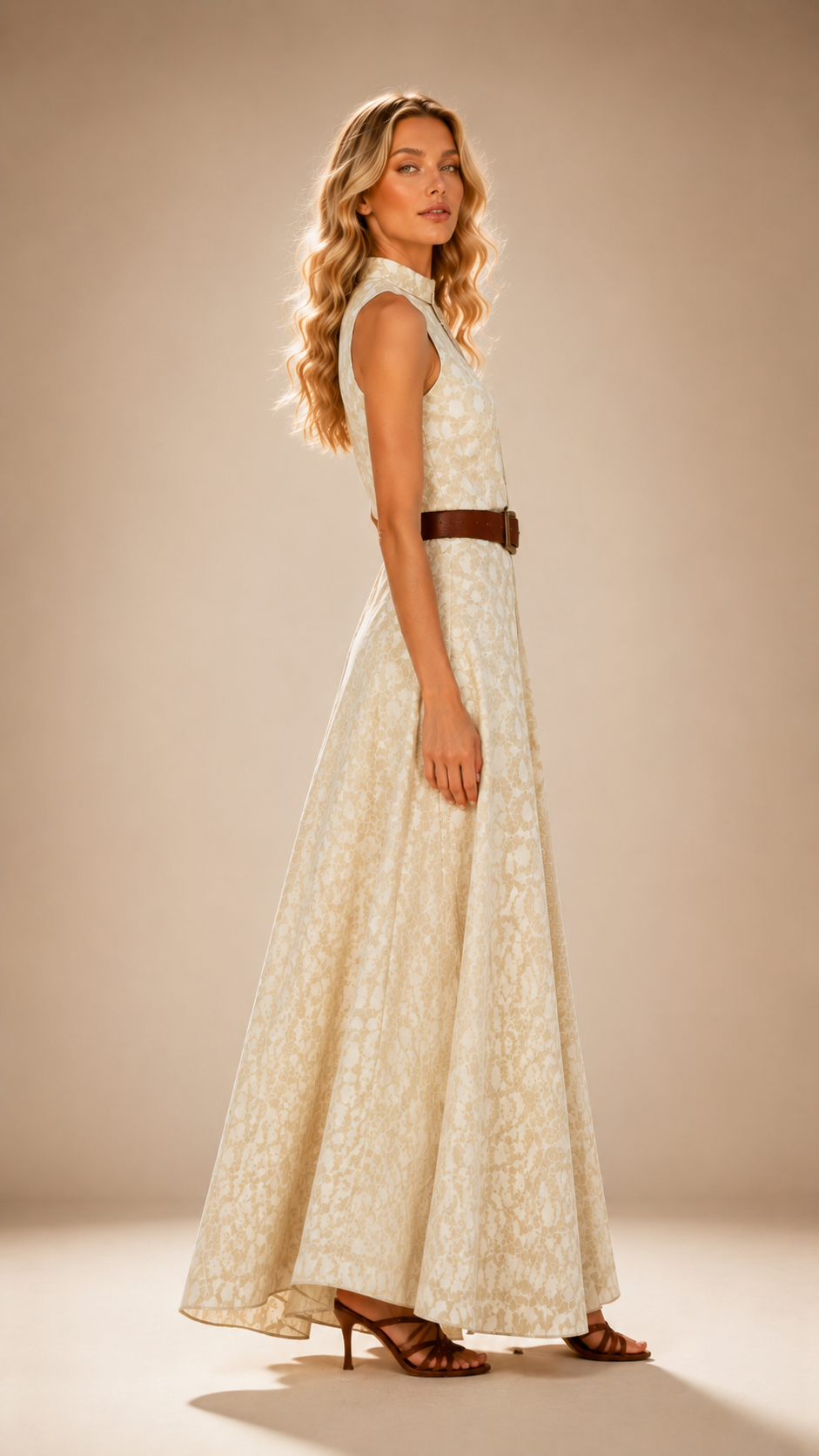 Belle Epoque Slit Maxi Dress