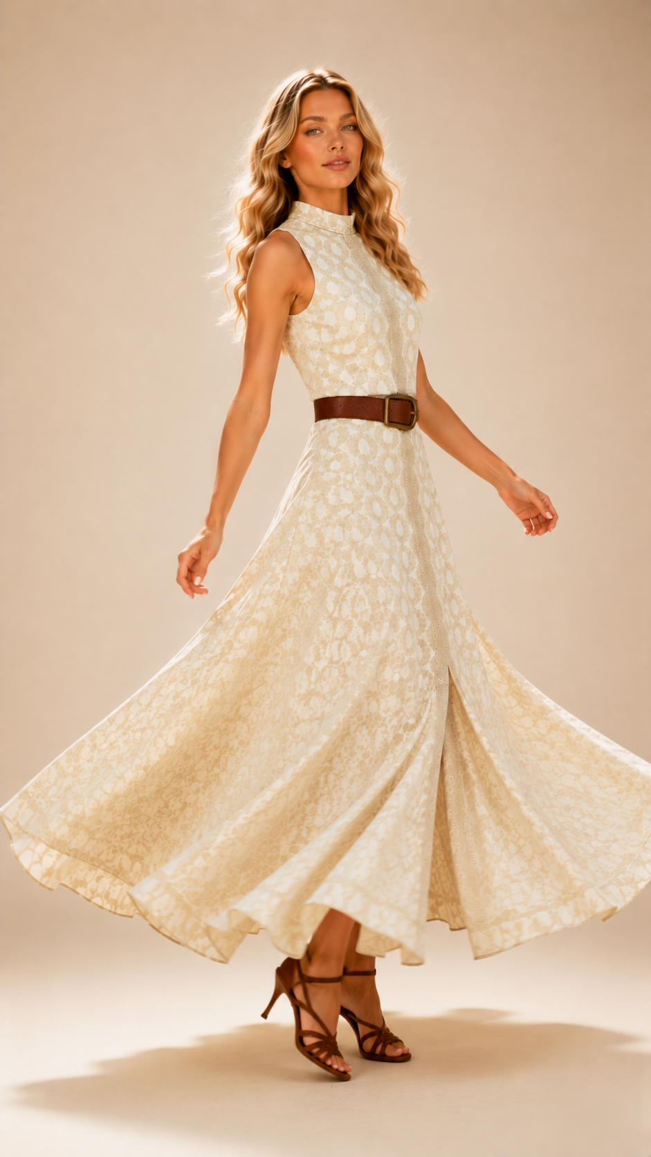 Belle Epoque Slit Maxi Dress