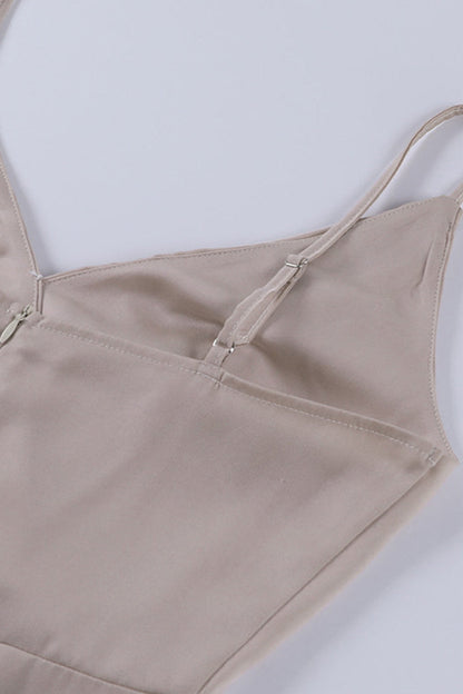 Vestido V-Cuello Flowy Elina