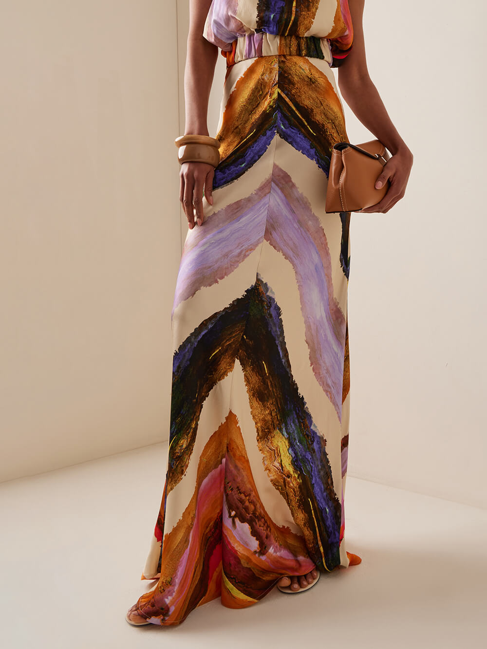 Olivia Waist Maxi Skirt