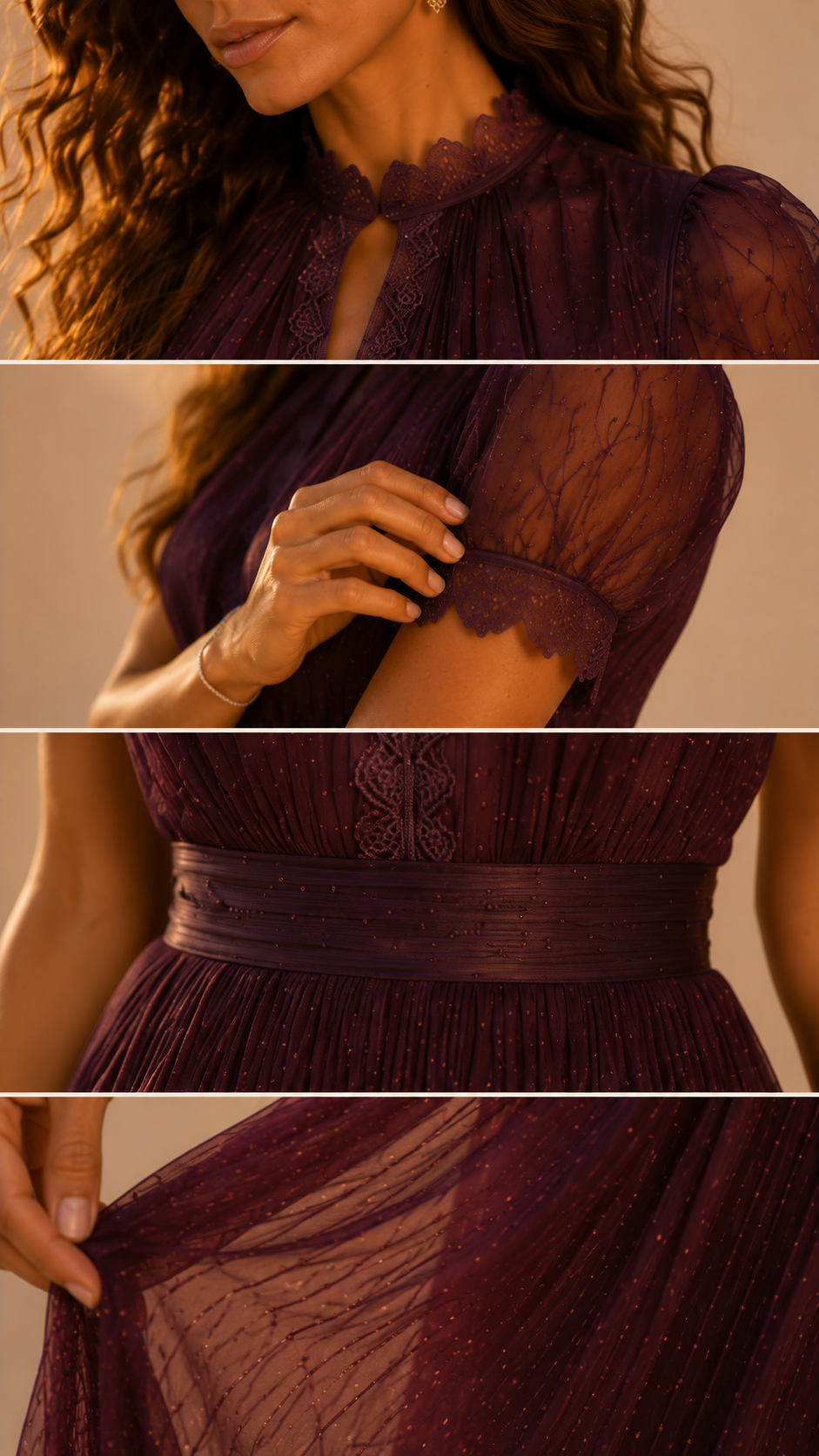 Valentina - Romantic Chiffon Maxi Dress